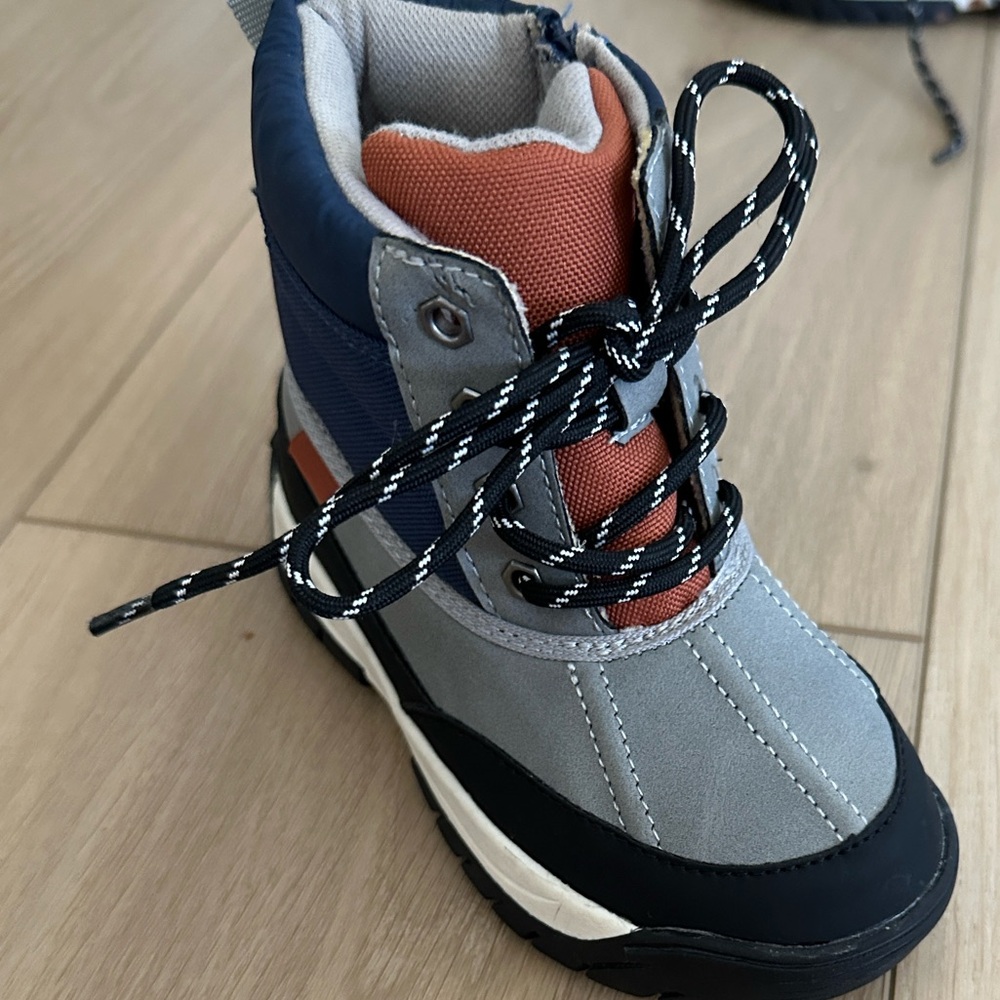 Zara Kids Boots in Navy, Gray, and Black